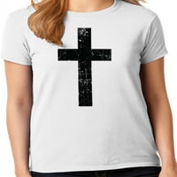 Grafički Americi Christian Faith Isus & Cross ženske grafički T-Shirt kolekcija