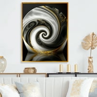 Designart 'Abstract Modern Swirl II' canvas Wall Art