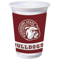 Mississippi State Bulldogs Cups, 8-Pack