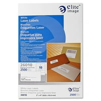 Elite slika, eli26013, bijela poštanska adresa laserske naljepnice, pakovanje, bijelo