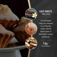 Woodwick Candle Café Sweets Trilogija - WA Melt 3.0oz