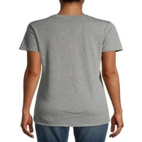 Jerry Leigh žensko vino Kratak rukav T-Shirt