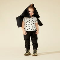 Little Star Organic Toddler Unise komplet pantalona sa dugim rukavima i Jogger, veličina 12m-5t