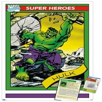 Marvel Trading kartice - Zidni poster HULK s pushpinsom, 22.375 34