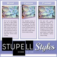Stupell Industries izraz za socijalno distanciranje minimalna Siva Bijela zidna ploča LU + me Designs
