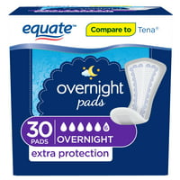 Izjednačite ženske jastučiće za dodatnu zaštitu od inkontinencije preko noći, upijanje preko noći