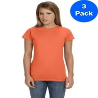 Gildan Womens 4. oz. Softstyle Junior Fit Majica Pack Pack