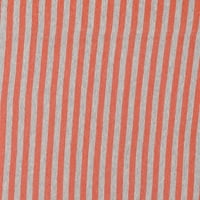 Mainstays Extra Soft Jersey set čaršava za odrasle, Twin Twin XL, mešani pamuk, narandžaste pruge
