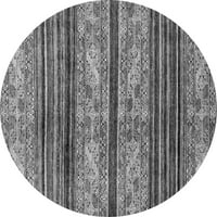 Ahgly Company u zatvorenom okruglom apstraktnom sivom modernim prostirkama područja, 7 'runda