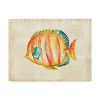 Zaštitni znak Likovna umjetnost 'Akvarijska riba II' platno umjetnost Chariklia Zarris