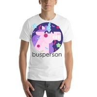 Personalizirana zabava Unicorn Busperson kratki rukav pamučna majica u nedefiniranim poklonima