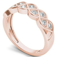 Carat T. W. Diamond 10kt modni prsten od ružičastog zlata