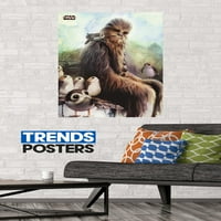 Star Wars: Posljednji Jedi - Wookiee i Porg zidni poster, 22.375 34