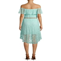 No Boundaries ' Off The should Lace Dress