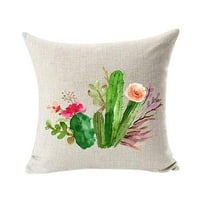 ANKISHI Tropical biljni kaktus uzorak posteljina jastuk za bacanje na jastuku za kafturu i auto