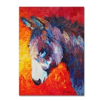 Zaštitni znak Likovna umjetnost' Donkey V ' platnena Umjetnost Marion Rose