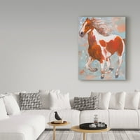 Zaštitni znak Likovna umjetnost 'slikani konj 1' umjetnost na platnu Hooshang Khorasani