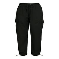 Time and Tru ženske padobranske pantalone za džoger, 29 unutrašnji šav, veličine XS-XXL