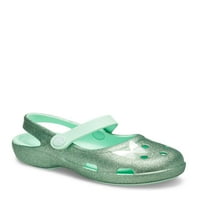 Crocs Junior Classic Glitter Charm Mary Janes