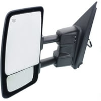 Kool Vue vučni ogledalo kompatibilno sa 2012- Nissan NV NV Lijeva vozača Grijana W slijepa spota ugao Glass