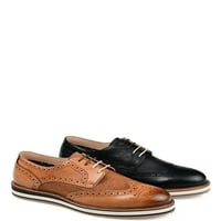 Tuck & Von muške cipele od prave kože sa teksturom Wingtip Derby haljine