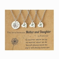 Turowso modni roditelj-dječji maslačak privjesak Privjesak ogrlica nakit poklon za kćerku majku