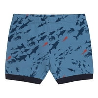 Petit Lem Boys 4-kratki rukav Shark Expert 2-komadni pidžama set