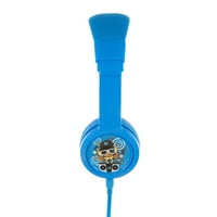 BuddyPhones Explore+, žičane sklopive dječje slušalice na uhu sa mikrofonom, 85db sigurno ograničenje jačine