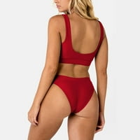 GDFUN Žene cvjetni nasumični ispis bikini set Push-up kupaći kostim kupaći kostimi kupaći kostimi