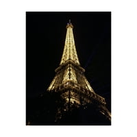 Zaštitni znak likovne umjetnosti' Eiffelov toranj izbliza ' platnena Umjetnost Jessice Putnam