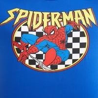 Muška grafička majica Marvel Spiderman šahovnica kratkih rukava