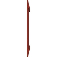 Ekena Millwork 1 2 W 35 H Americraft pet ploča Vanjska ploča od pravog drveta - N-letve roletne , biber crvena