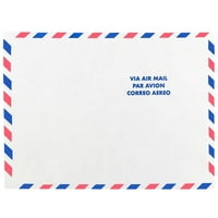 Tyvek Cur-otporne na otvorene koverte na otvorenu, 12, bijela zračna pošta, 25 paketa