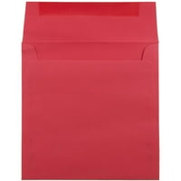 6. 6. Kvadratne koverte, crvene, 25 paketa