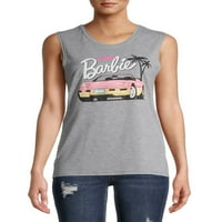 Malibu Barbie Juniors ' Corvette Graphic Tank Top