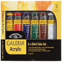 Winsor & Newton Galeria akrilni set u boji, 6 boja, 60ml