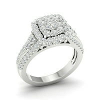1 2ct TDW dijamantski prsten od 14k bijelog zlata
