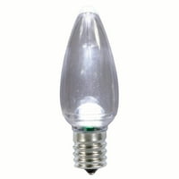 Vickerman C transparentna LED čisto bijela svjetlucava zamjenska sijalica