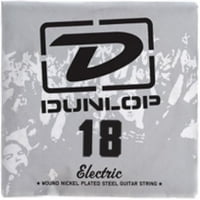 Dunlop - den - Nikl pobeđeni čelični Srednja teška električna gitara Single G string, .018