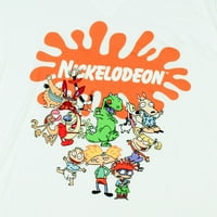 Nickelodeon Junior Logo lik kolaž Criss Cross vrat T-Shirt